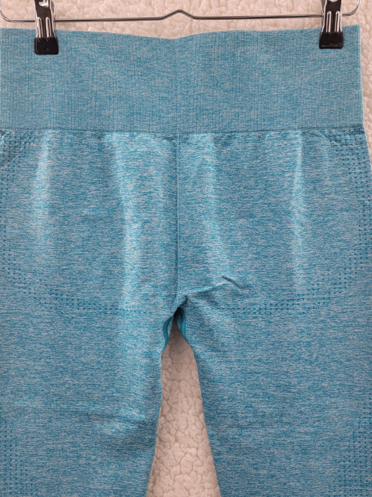 Gymshark Vital Seamless Hydro Teal Marl Blue Running Leggings Workout - Medium — image 6 of 7